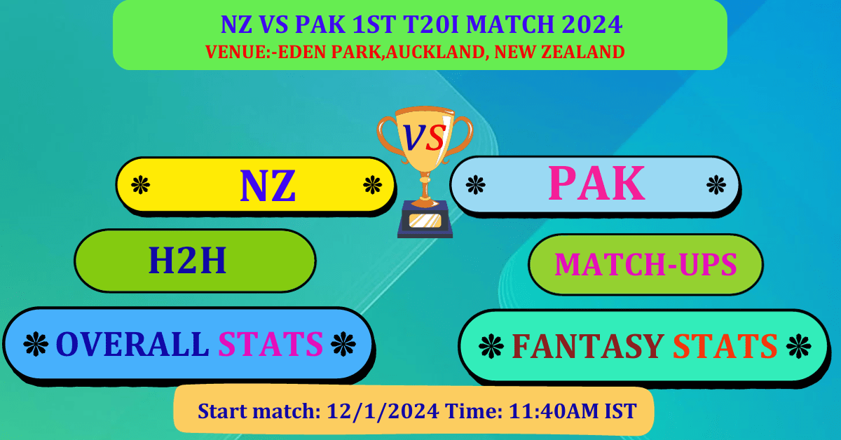 NZ vs PAK t20i match dream 11 best prediction