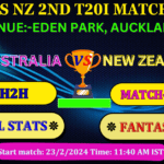 AUS VS NZ 2nd T20i Match Dream 11 best Prediction