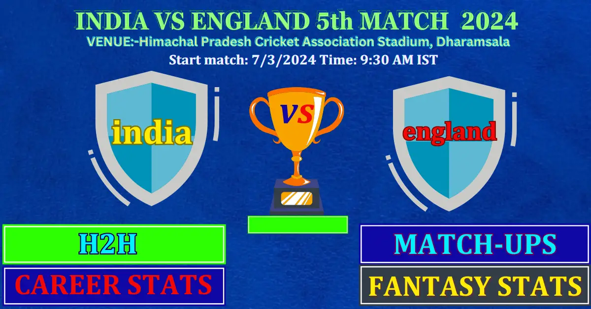 IND VS ENG 5th Test Match best tips and prediction