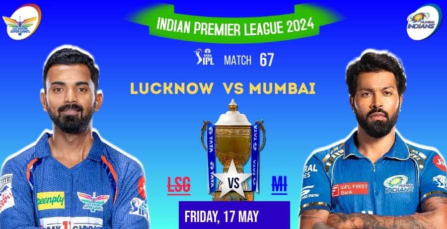 Today IPL MI VS LSG