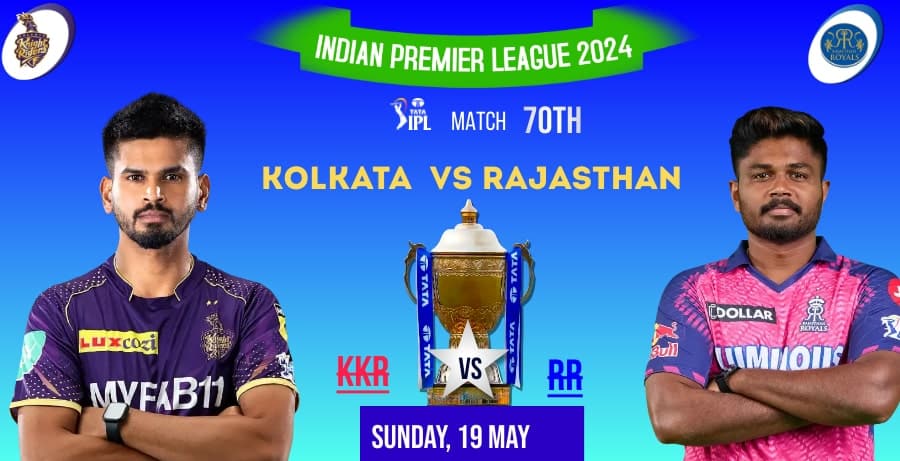 Today IPL RR VS KKR: Team Prediction For Wining Dream 11.
