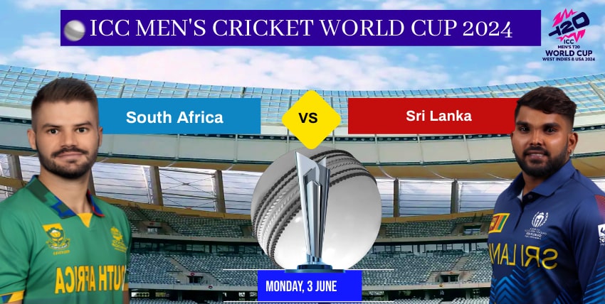 SL VS SA T20 World Cup 2024 : Match Preview, Probable XI, Live Streaming Details And best Dream11 Predictions.