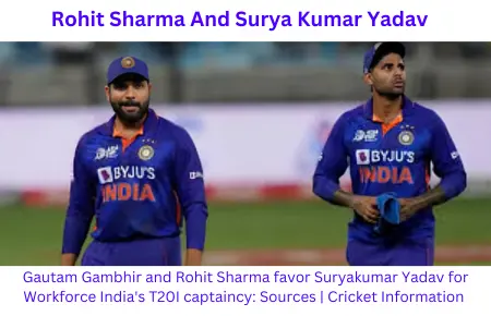 Surya kumar With Rohit Sharma cricgen.com